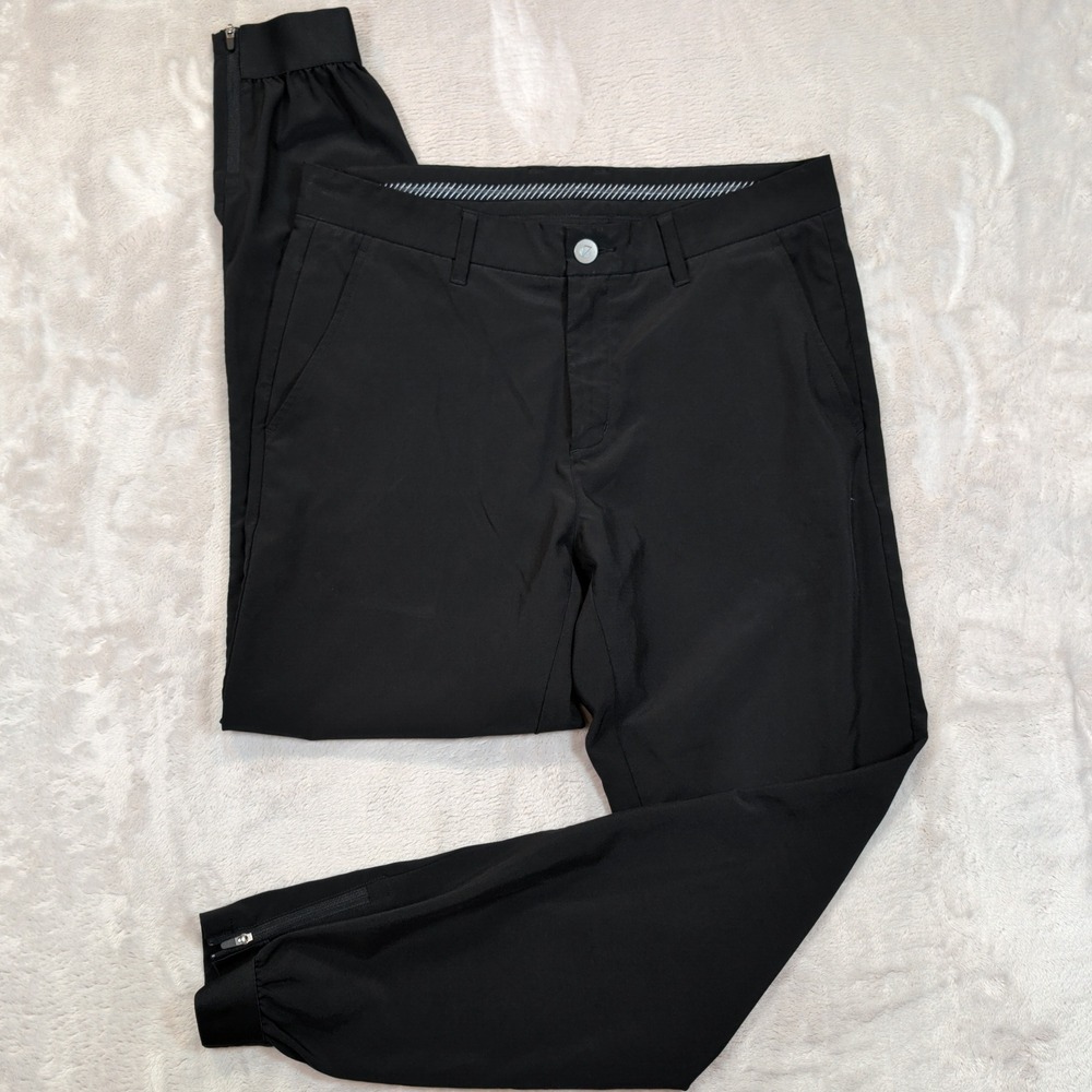 Primo Golf Joggers Mens 32x29 Black Slim Fit Performance Athletic Activewear